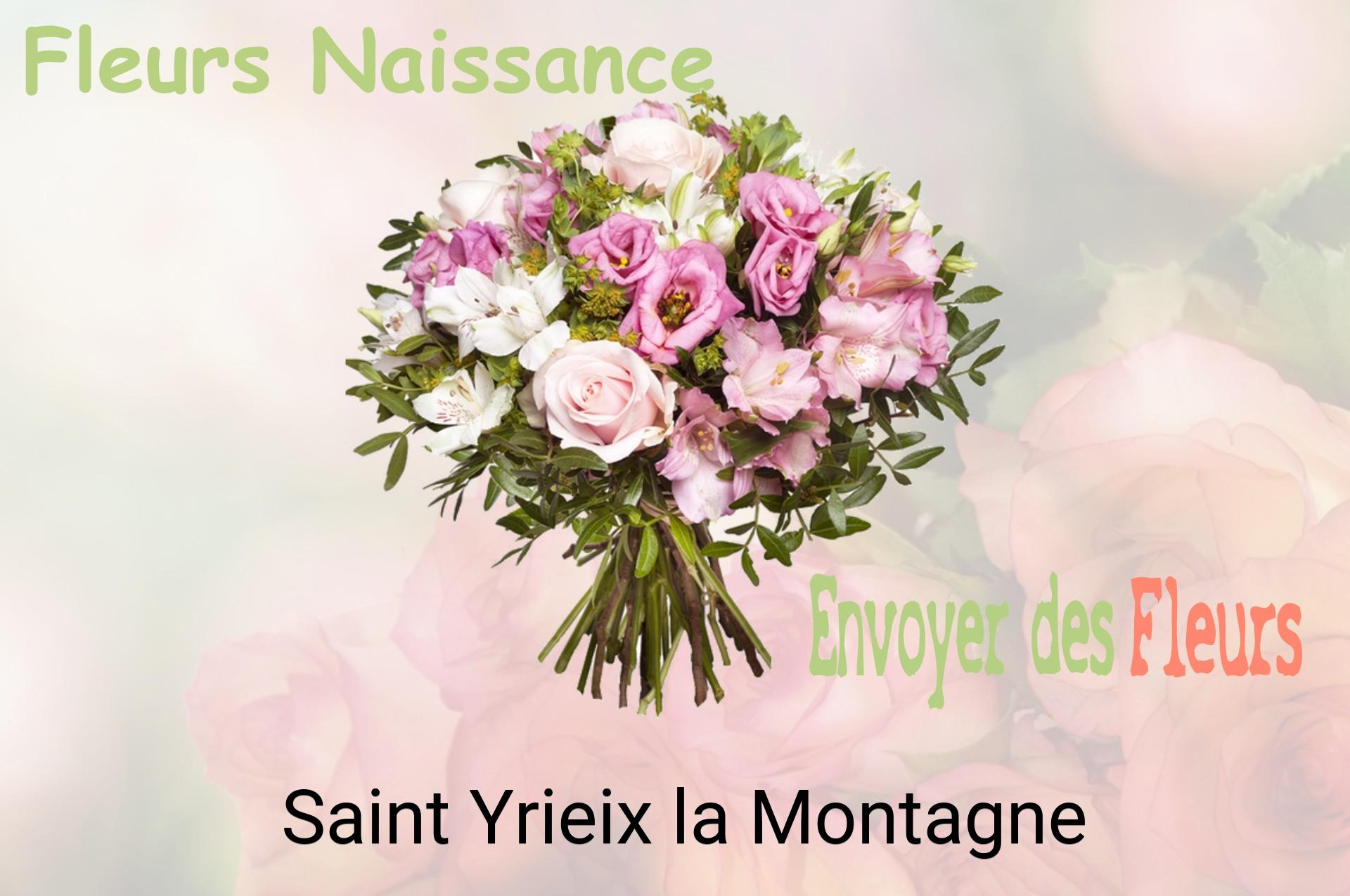 Bouquet de fleurs de naissance livré à Saint-Yrieix-la-Montagne